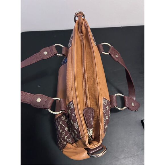 Danbury Mint Jose Hess Large Tote Handbag Purse I Love You - Picture 10 of 16